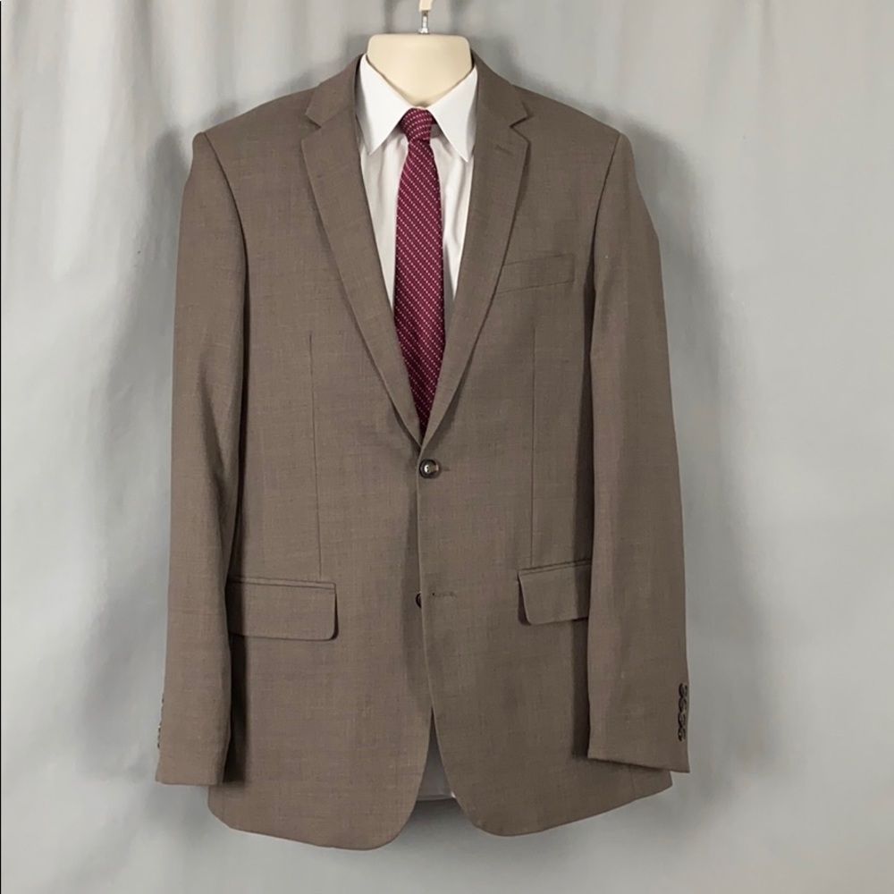 $89.99 Linea Uomo 38L Slim-Fit Wool Suit - Stretch